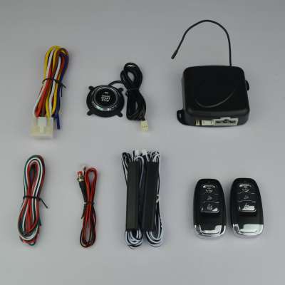 PKE Remote Engine Start System keyless entry push to start engine start button car alarm system