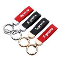 Aidelion Leather Keychain Business Gift Leather Key Chain Car Auto Key Strap Waist Wallet KeyChains Keyrings Keyholde