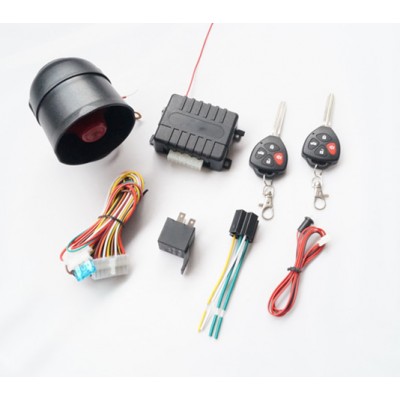 one way car alarm system security with Side door and Trunk +/- optional